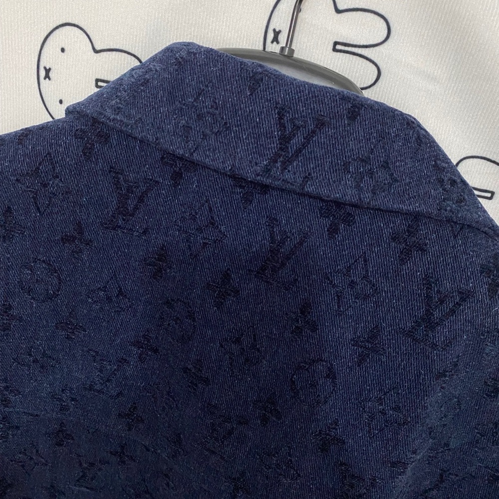 Louis Vuitton Dark Navy Monogram Shirt Jacket - Picture 7 of 11
